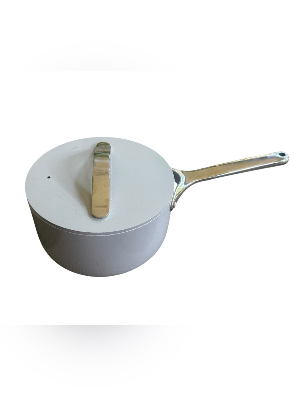 Caraway Grey 3-Qt. Ceramic Non-Stick Saucepan with lid